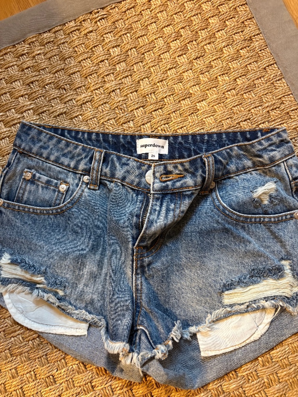NWOT supderdown jean shorts